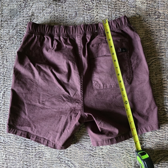 Prana Men's Burgundy Shorts - Picture 2 of 4